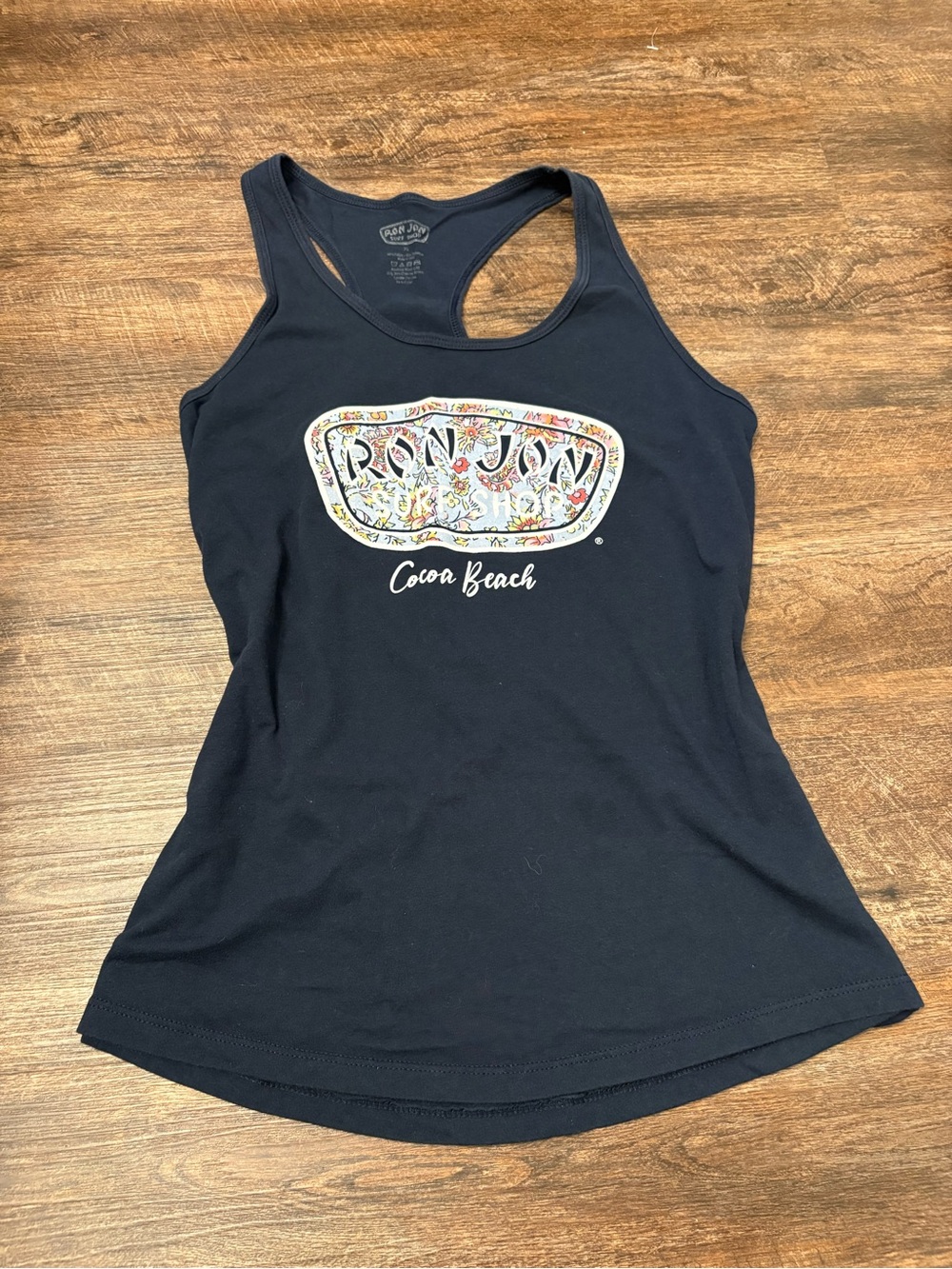 Ron Jon Cocoa Beach Women's Black Racerback Tank